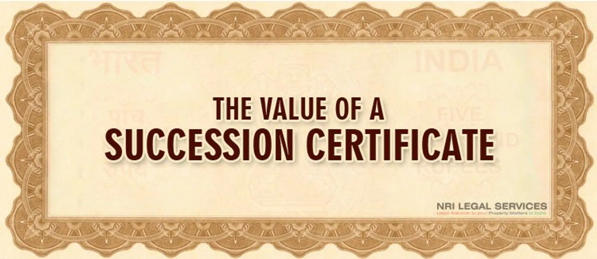 value succession certificate