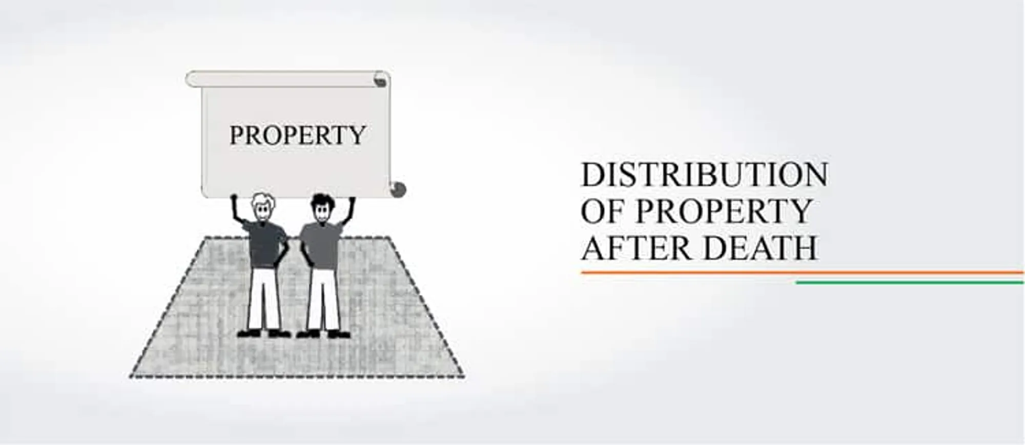 How property is divided when a man dies intestate