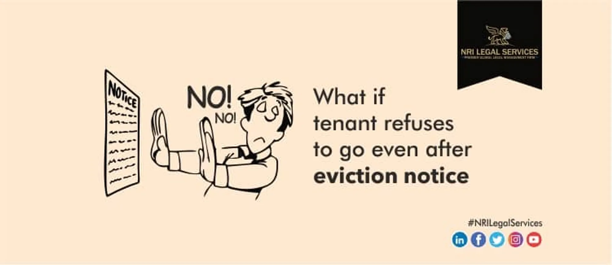 Remedies for a landlord if the tenant refuses to leave after an eviction notice