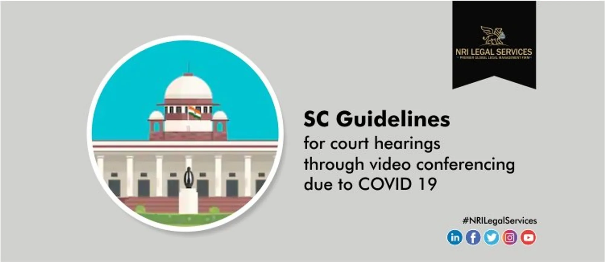 SC guidelines for court hearings through video conferencing due to COVID 19