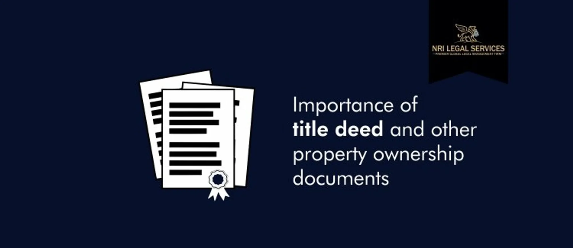 title deed and other property ownership documents