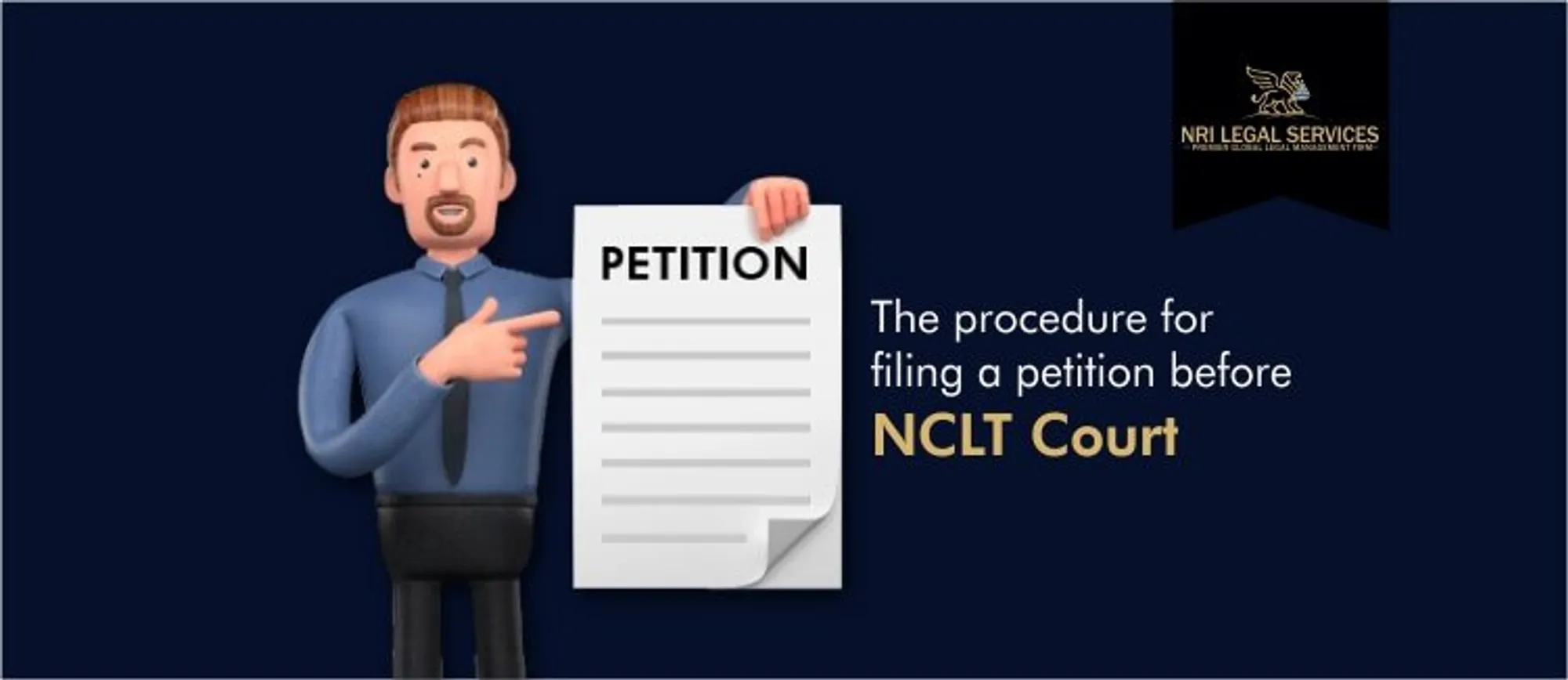 The procedure for filing a petition before NCLT court