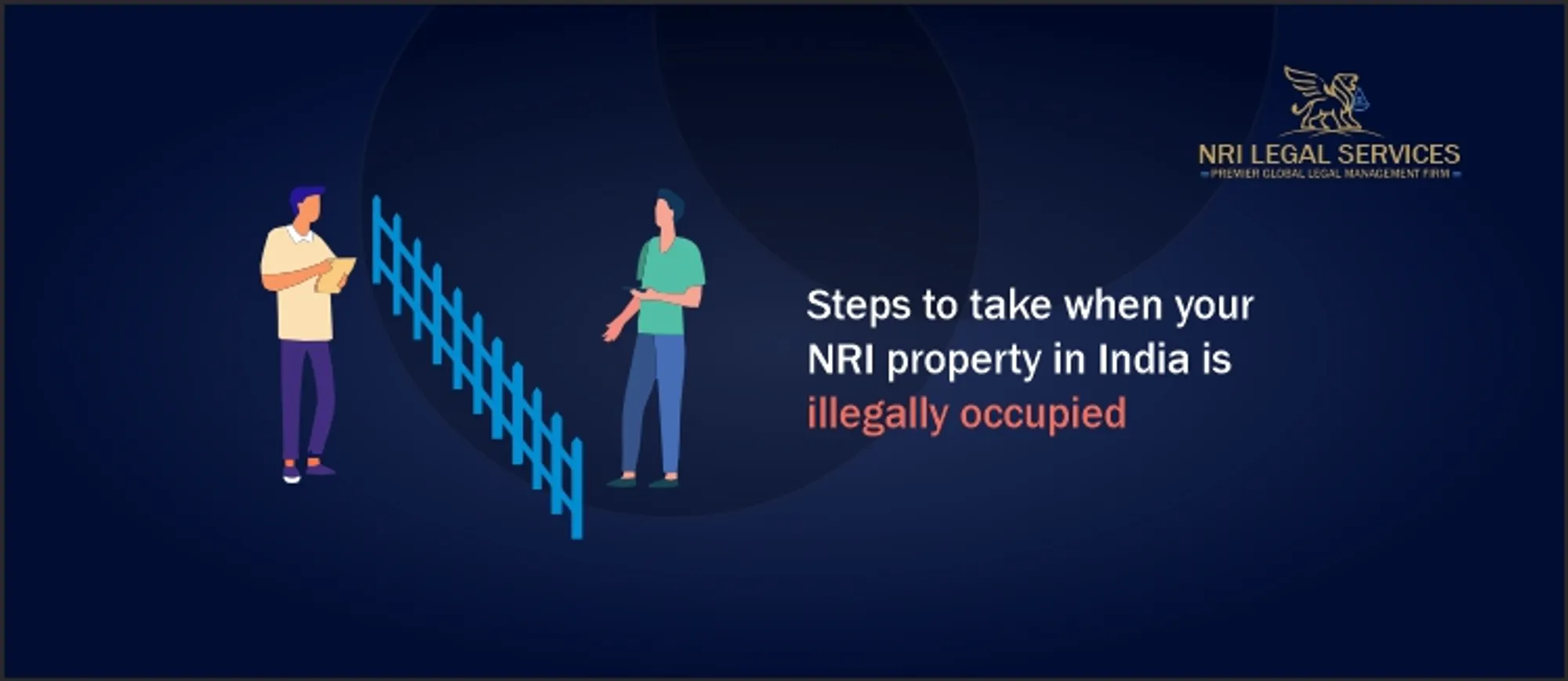 illegal occupation of property in India